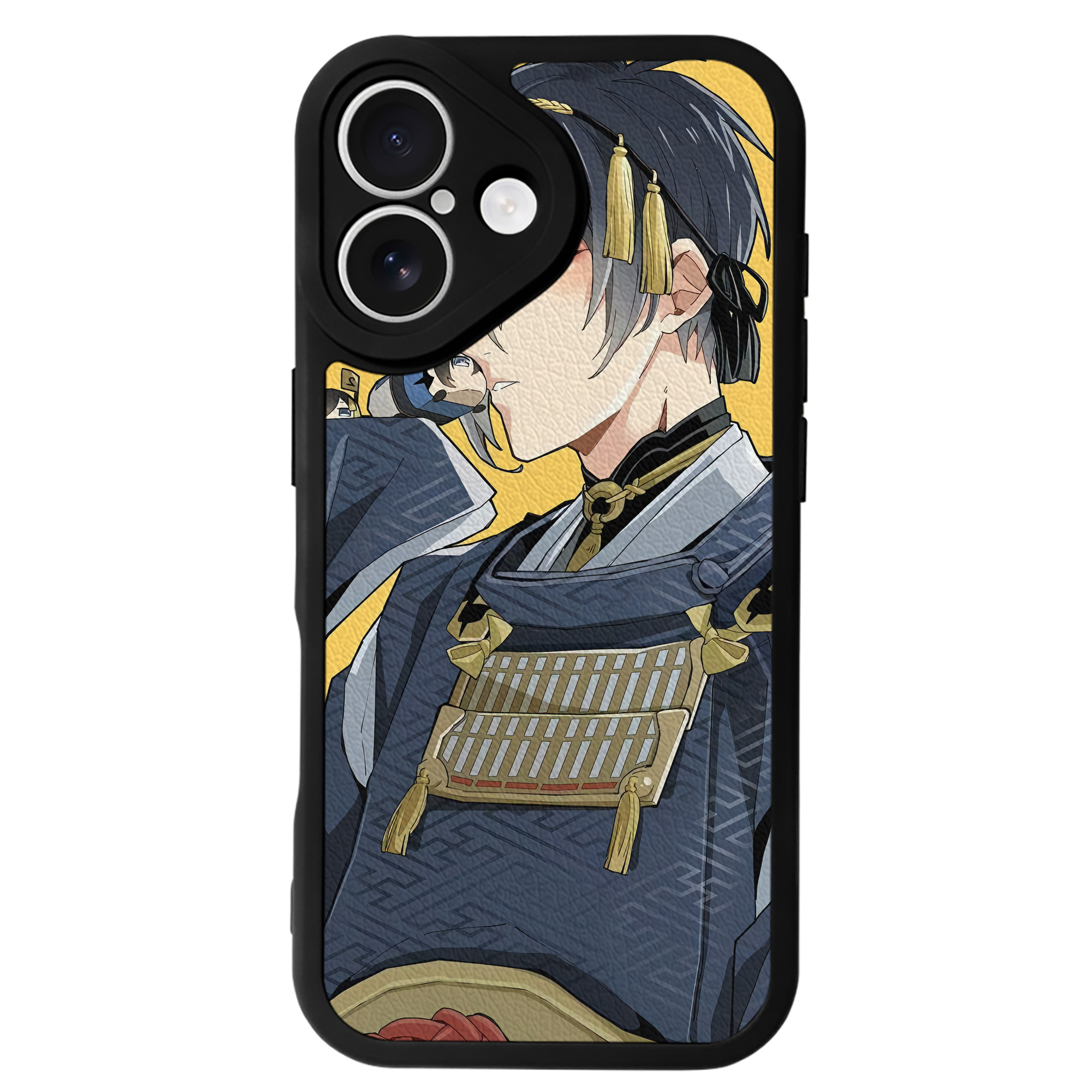 （画像用） 刀剣乱舞 Touken Ranbu 【iPhone 16シリーズ対応】シリコンスマホケース（レザー調） 材質：シリコン